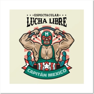 lucha libre Posters and Art